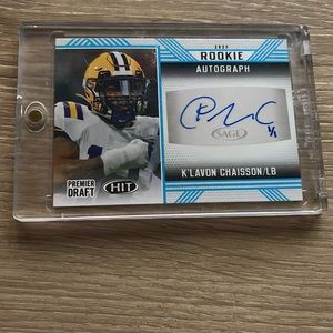 K’Lavon Chaisson auto 1/1 2020 rookie